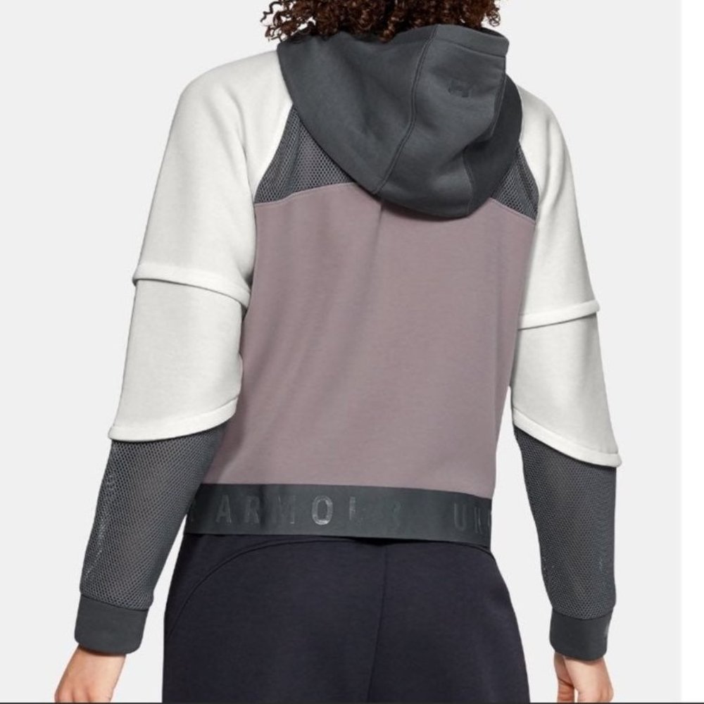 UNDER ARMOUR Women’s Tre-Tone Zip Up Jacket w/ Hood - XL - Picture 2 of 6